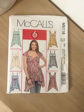 McCall’s M5116 Misses’ Tops Sewing Pattern Size 18W–24W